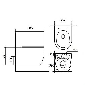 Унитаз с инсталляцией Aquatek Европа SET AQUATEK ЕВРОПА cmp013 с белой кнопкой, с крышкой микролифт, безободковый купить в интернет-магазине Sanbest