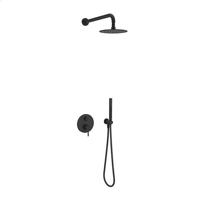 Душевая система Excellent Pi 1245 черная матовая купить в интернет-магазине сантехники Sanbest