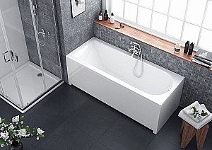 Ванна акриловая Exellent ACTIMA Aurum WAEX.AUR15WH 150x70 белая купить в интернет-магазине Sanbest