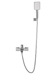Смеситель для ванны с душем WONZON & WOGHAND FLEX WW-88037072-BN никель брашированный купить в интернет-магазине сантехники Sanbest