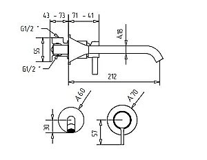 Смеситель для раковины Migliore Sirius 28181 хром купить в интернет-магазине сантехники Sanbest