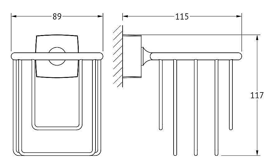 Держатель освежителя воздуха FBS Esperado ESP 051 купить в интернет-магазине сантехники Sanbest