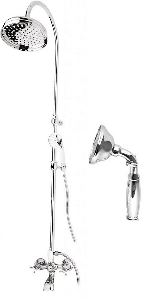 Душевая система Cezares GOLF-CVD-01 хром/ручки хром купить в интернет-магазине сантехники Sanbest