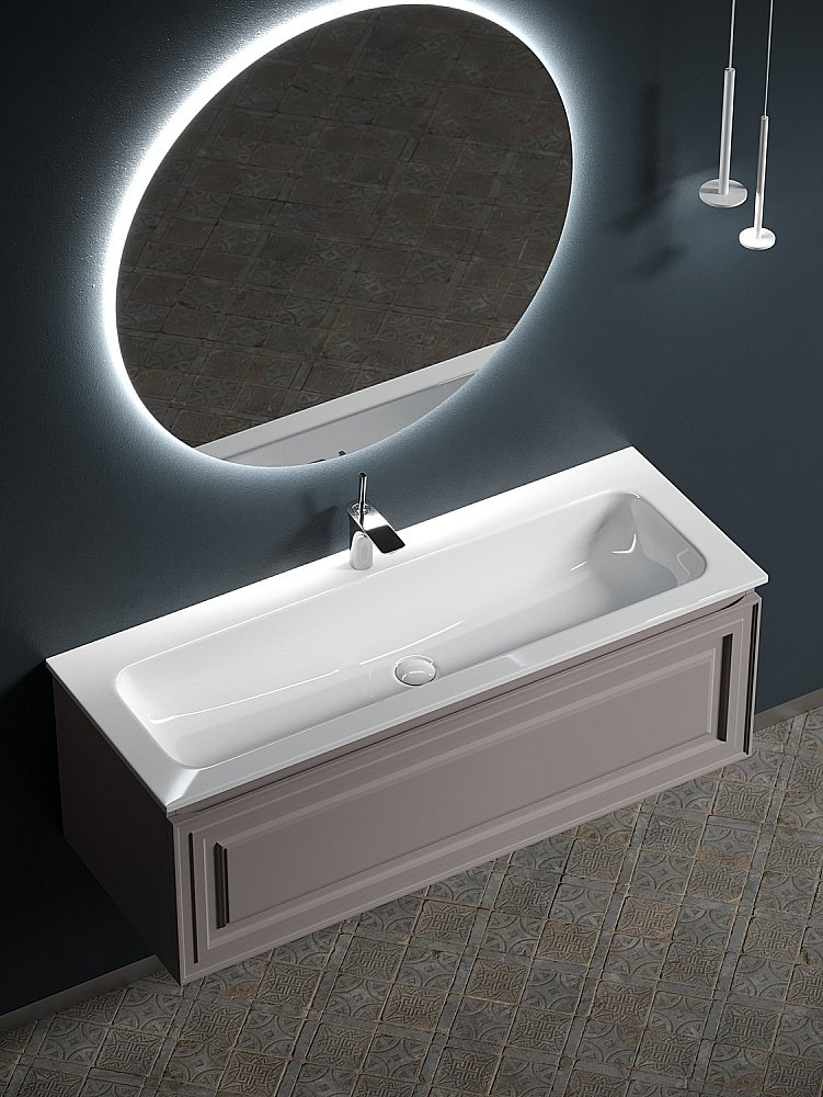 Тумба с раковиной Sancos Very VR120SM Doha Soft для ванной в интернет-магазине Sanbest