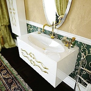 Тумба с раковиной Clarberg Due amanti 100 для ванной в интернет-магазине Sanbest