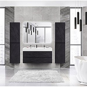 Тумба с раковиной Cezares Molveno 46 120 Nero для ванной в интернет-магазине Sanbest