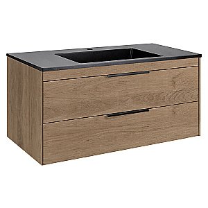 Тумба с раковиной Vincea Chiara 2D 1000 N.Oak для ванной в интернет-магазине Sanbest