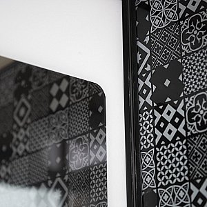 Душевая кабина Esbano Elegancia ESB-1180CKR 110x80 стекло прозрачное/профиль черный купить в интернет-магазине Sanbest