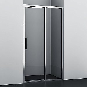 Душевая дверь WasserKRAFT Lopau 32S05R 120 стекло прозрачное/профиль серебристый купить в интернет-магазине Sanbest