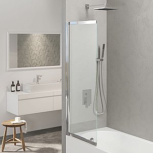 Шторка для ванны Berges RIVER S Slider 980 065014 стекло прозрачное купить в интернет-магазине Sanbest