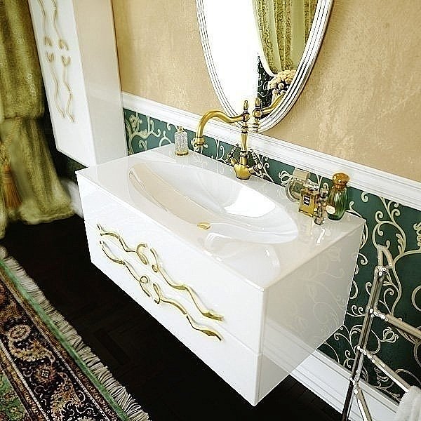 Тумба с раковиной Clarberg Due amanti 100 для ванной в интернет-магазине Sanbest