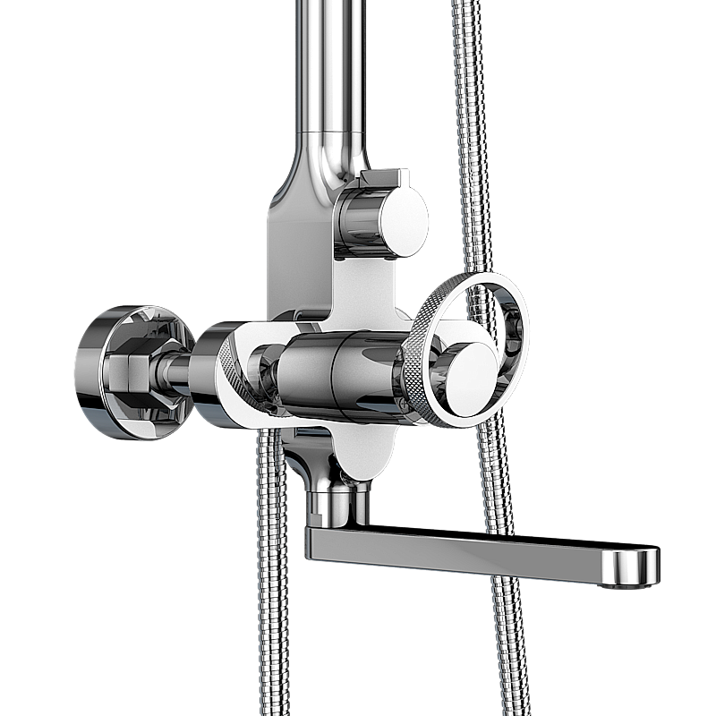 Душевая система Elghansa SATURN XQ 2309922-2T хром купить в интернет-магазине сантехники Sanbest