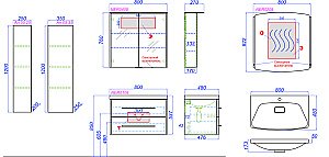 Мебелье для ванной Aqwella Neringa Т8 для ванной в интернет-магазине Sanbest