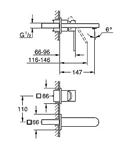 Смеситель для раковины Grohe Grohe Plus 2019 29303003 купить в интернет-магазине сантехники Sanbest