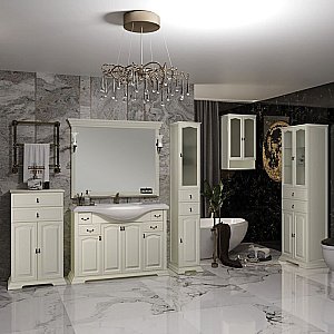 Тумба с раковиной Опадирис Риспекто 120 слоновая кость для ванной в интернет-магазине Sanbest