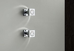 Форсунка для душа Aquatek AQ2098CR 50х50 хром купить в интернет-магазине сантехники Sanbest