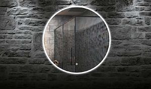 Зеркало Armadi Art Vallessi круглое с подсветкой 80 в ванную от интернет-магазине сантехники Sanbest