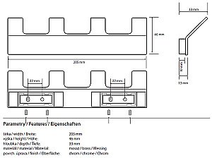 Крючок Bemeta Solo 139105212 купить в интернет-магазине сантехники Sanbest