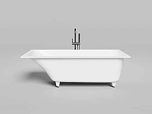 Ванна Salini ORLANDA KIT S-stone 102127M 170x75 белая купить в интернет-магазине Sanbest