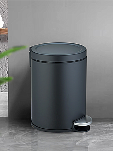 Ведро для мусора WeltWasser Lora 10000013407 черное матовое купить в интернет-магазине сантехники Sanbest