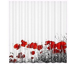 Текстильная шторка для ванной WasserKRAFT Main SC-47101 купить в интернет-магазине сантехники Sanbest