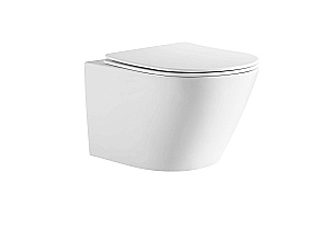 Унитаз подвесной Aquatek ЛИБЕРТИ AQ1999T-00+INS-0000012+KDI-0000012+KKI-0000002 белый, безободковый, с крышкой микролифт, слив-торнадо, с инсталляцией и черной матовой кнопкой купить в интернет-магазине Sanbest