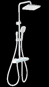 Душевая система с термостатом WONZON & WOGHAND MUSE Lumia, Белый матовый (WW-B4174-MW) купить в интернет-магазине сантехники Sanbest