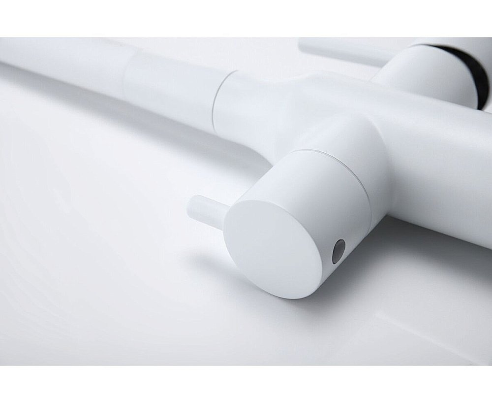 Смеситель для кухни Paulmark Salix Sa213419-WH белый матовый купить в интернет-магазине сантехники Sanbest