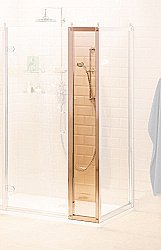 Дополнительная панель Burlington Inline panel C15 20 стекло прозрачное/профиль хром купить в интернет-магазине сантехники Sanbest