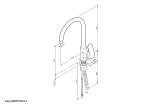 Смеситель для кухни AM.PM Like F8007711 купить в интернет-магазине сантехники Sanbest