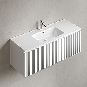 Тумба с раковиной Sancos Snob R 1.0 SNR1.0120W/CN7006 Bianco для ванной в интернет-магазине Sanbest