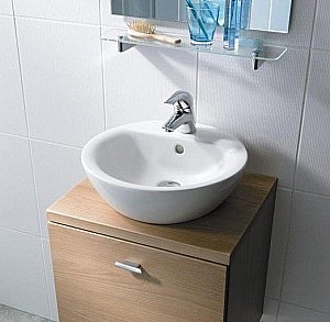 Раковина накладная Ideal Standard Connect 43 E804001 белая купить в интернет-магазине Sanbest