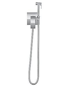 Смеситель с гигиеническим душем встраиваемый WONZON & WOGHAND CUBE, Хром (WW-88829016-CR) купить в интернет-магазине сантехники Sanbest