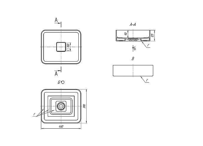 Раковина Mixline Dreja Джой 46х39 546560 белая купить в интернет-магазине Sanbest