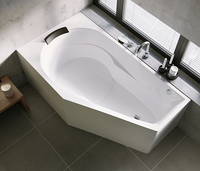 Акриловая ванна Riho Yukon 160x90 белая купить в интернет-магазине Sanbest