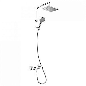 Душевая система Hansgrohe Vernis Shape с термостатом 26319000 хром купить в интернет-магазине сантехники Sanbest