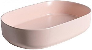 Раковина Allen Brau Fantasy Oval 55 4.11022.SM розовая матовая купить в интернет-магазине Sanbest