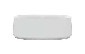 Акриловая ванна Cezares LUX 170х82 CZR-LUX-CENTRAL-170-82-58-MATT белая матовая купить в интернет-магазине Sanbest