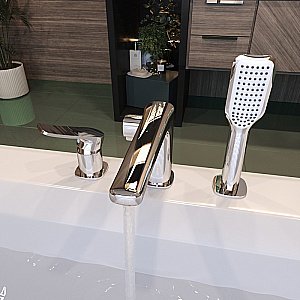 Смеситель для ванны Elghansa 2865599 хром купить в интернет-магазине сантехники Sanbest