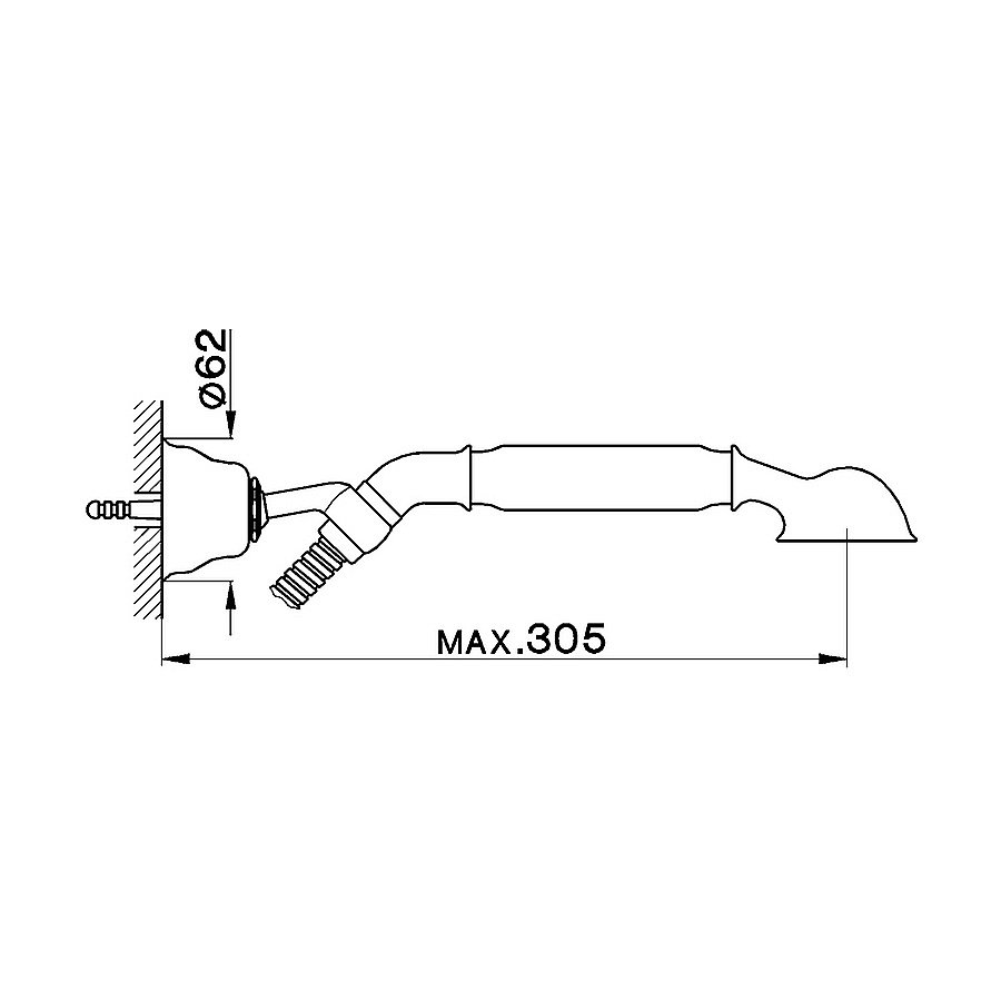 Душевой гарнитур Cisal SHOWER AR00305027 бронза купить в интернет-магазине сантехники Sanbest