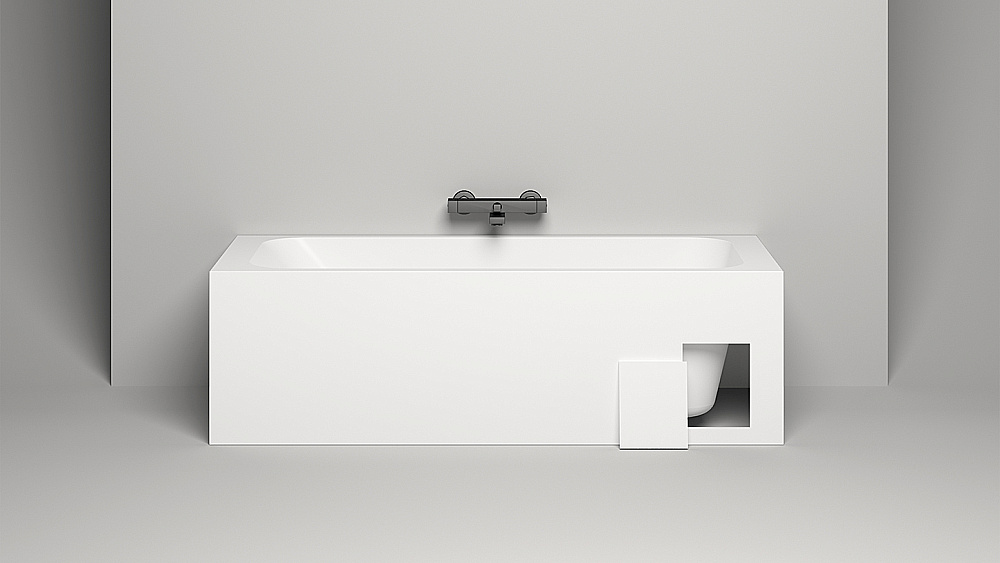 Ванна Salini ORLANDA S-sense KIT 102117M 170x75 белая купить в интернет-магазине Sanbest