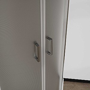 Душевой уголок Vincea City VSQ-5CT800MT 80x80 стекло текстурное/профиль хром купить в интернет-магазине Sanbest