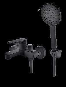 Смеситель для ванны D&K Bayern.Furth DA1523205 черный матовый купить в интернет-магазине сантехники Sanbest