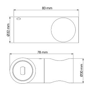 Держатель ручного душа WasserKraft A322 золото купить в интернет-магазине сантехники Sanbest