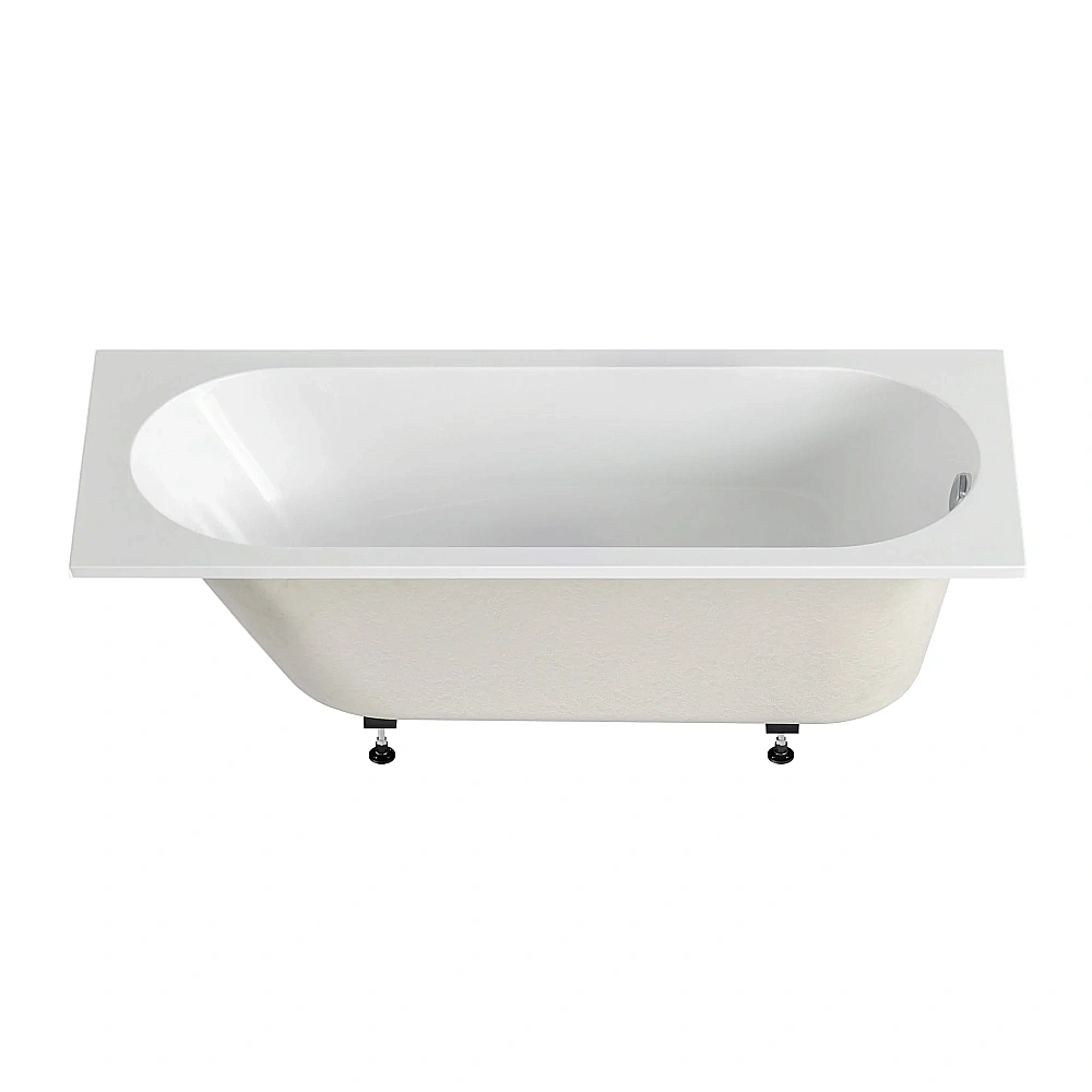 Ванна BAS Марбея 170х75 ВА00042 Solid Surface, белая матовая купить в интернет-магазине Sanbest