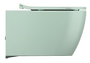 Унитаз подвесной Isvea Sentimenti Neo 10AR02010SV-2T мятно-зеленый матовый, безободковый купить в интернет-магазине Sanbest