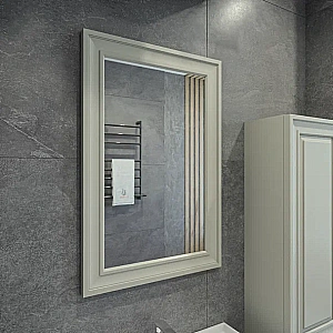 Зеркало Caprigo Ponza 13530-B021 60 серый в ванную от интернет-магазине сантехники Sanbest