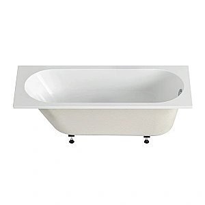 Ванна BAS Марбея 170х75 ВА00042 Solid Surface, белая матовая купить в интернет-магазине Sanbest
