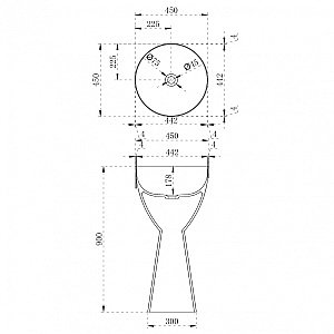 Раковина Abber Kristall AT2703Black-Vesuvian черная/оливковая купить в интернет-магазине Sanbest