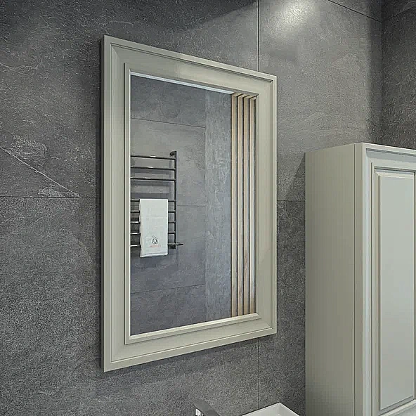 Зеркало Caprigo Ponza 13530-B021 60 серый в ванную от интернет-магазине сантехники Sanbest